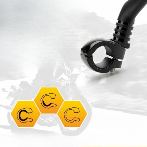 מראה אופנוע ואופניים מסתובב 360° — הגנה וראות אופטימלית