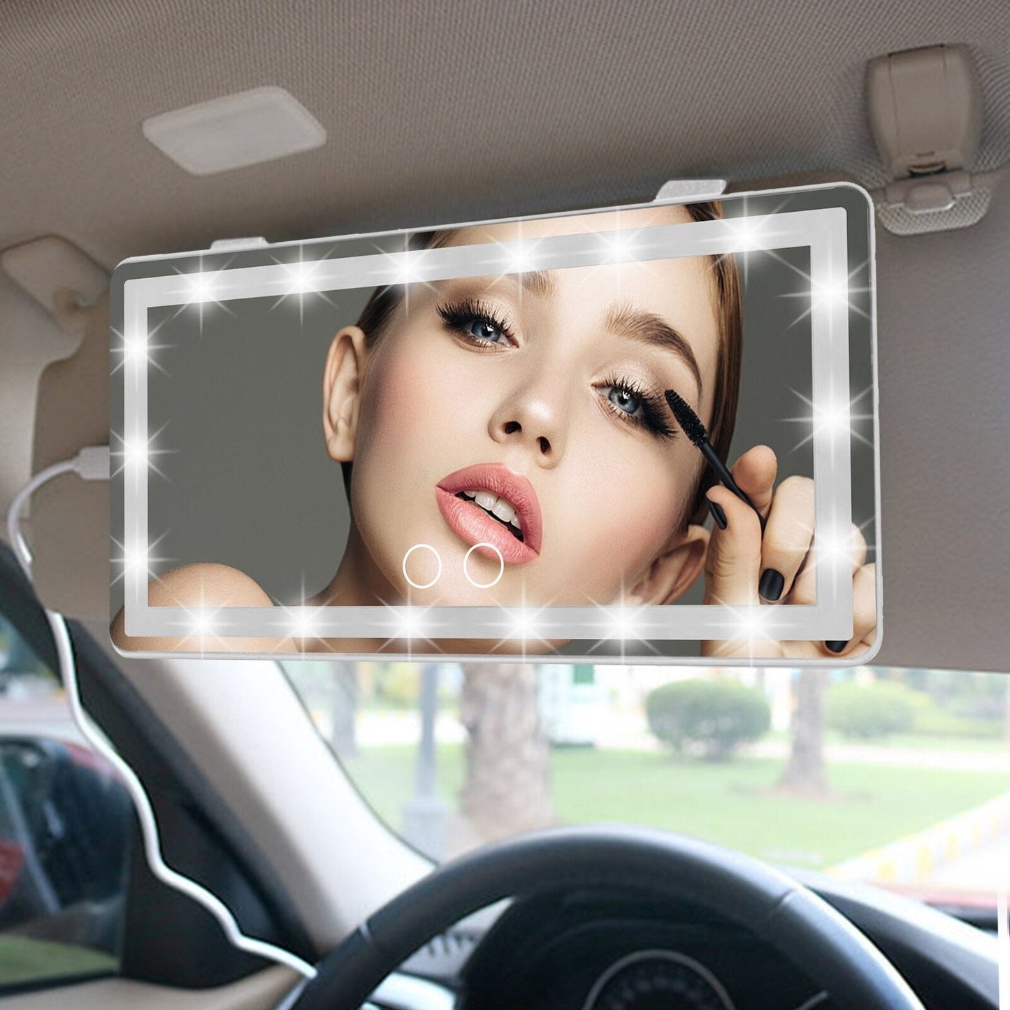 Miroir De Maquillage Pour Voiture — Confort Et Élégance En Voyage