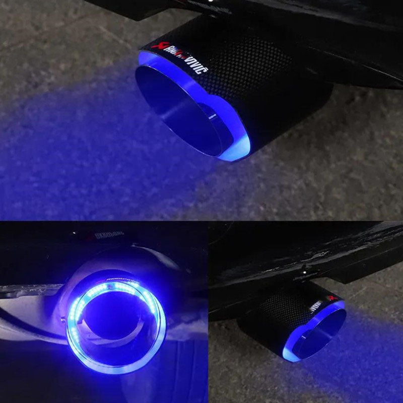 Embout D’Échappement Lumineux — Installation Facile Et Rapide