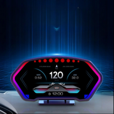 Digital Kørselsdisplay – Hastighed Og Oplysninger På Et Øjeblik