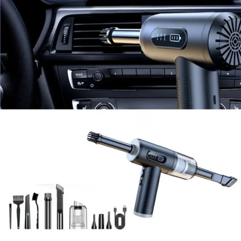 مُكنسة كهربائية لاسلكية للسيارة — تنظيف قوي ونظافة لا تشوبها شائبة