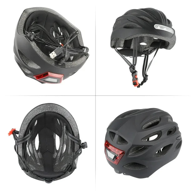 LED Bicycle Helmet Safety — Maximum Visibility and Protection