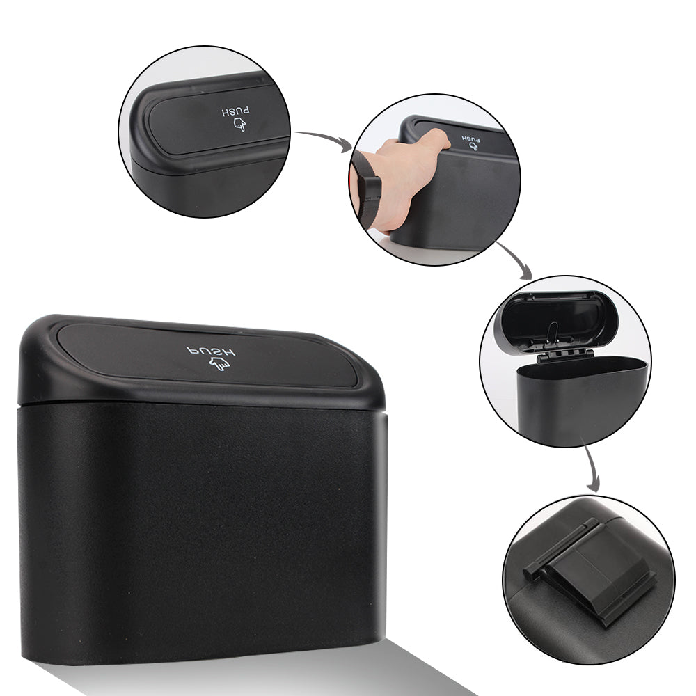 Car Trash Can With Lid