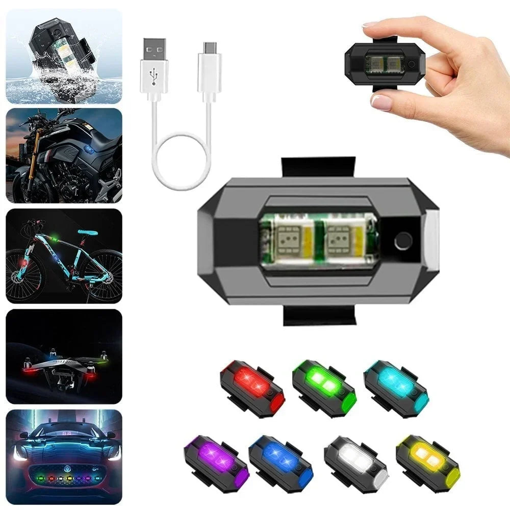 Lucine LED Anti-Collision Per Moto – Sicurezza E Stile