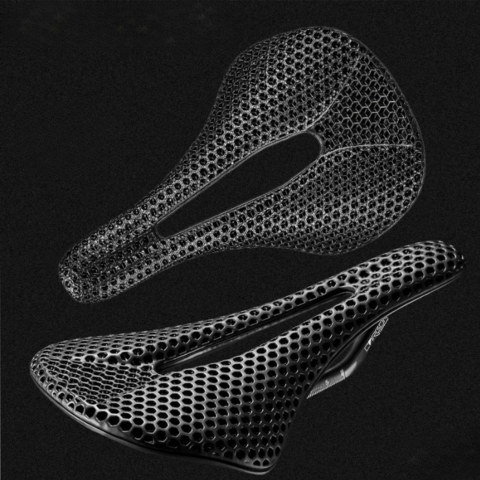 Ultralight Bicycle Seat with Printed Structure โ Comfort and Performance