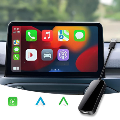 Universeller kabelloser Auto-Adapter — Einfach zu verwendendes CarPlay und Android Auto