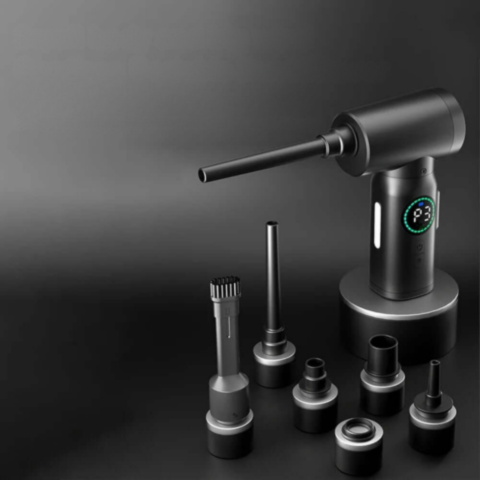 Mini Aspirador-Soplador Recargable – Multifuncional y Potente