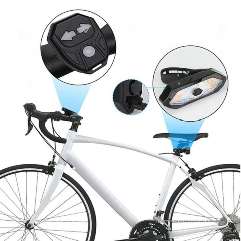 Bicycle Flashing Light – Rechargeable and Remote Control