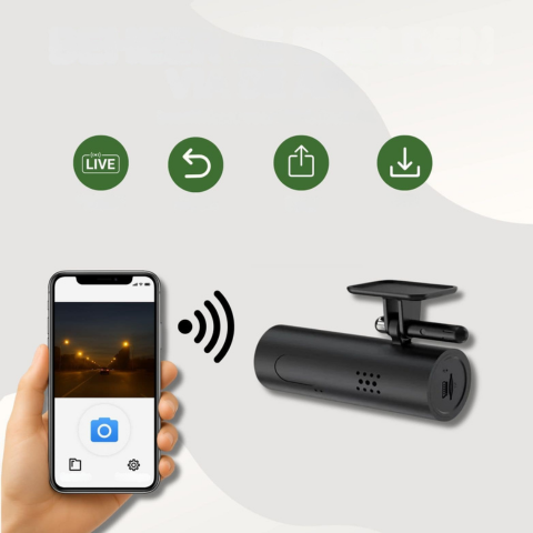 Caméra Embarquée Voiture — Images Nettes Et Installation Facile