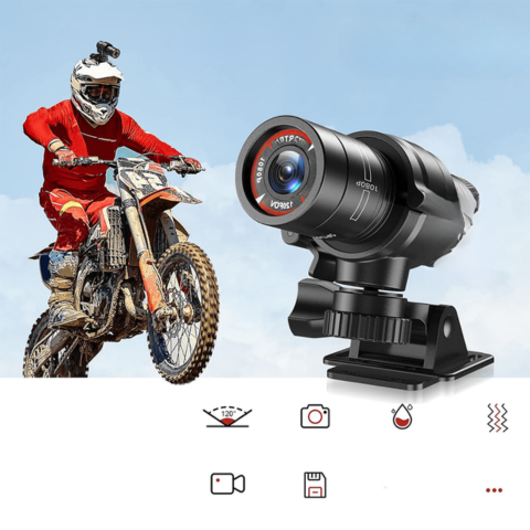 Camera Impermeabile Per Manubrio E Casco – Ideale Per Ciclismo E Moto