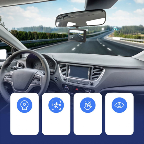 Predná a zadná kamera – Neustále sledovanie vášho vozidla