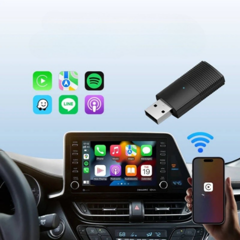 Bezdrátový adaptér CarPlay – Automatické připojení pro OEM systémy