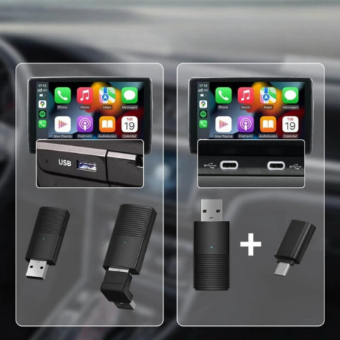 Bezdrátový adaptér CarPlay – Automatické připojení pro OEM systémy