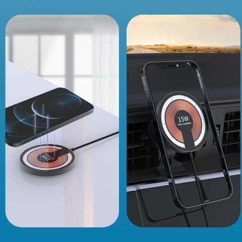 Caricabatterie Magnetico Senza Fili Auto – Guida Connessa e Pratica
