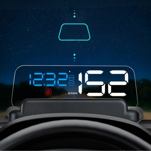 Display Head-Up C500 OBD2 - Schermo chiaro e installazione semplice