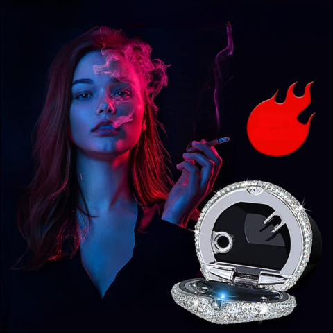 Genialna mini popielniczka samochodowa - elegancki design i zamknięcie chroniące przed dymem tytoniowym