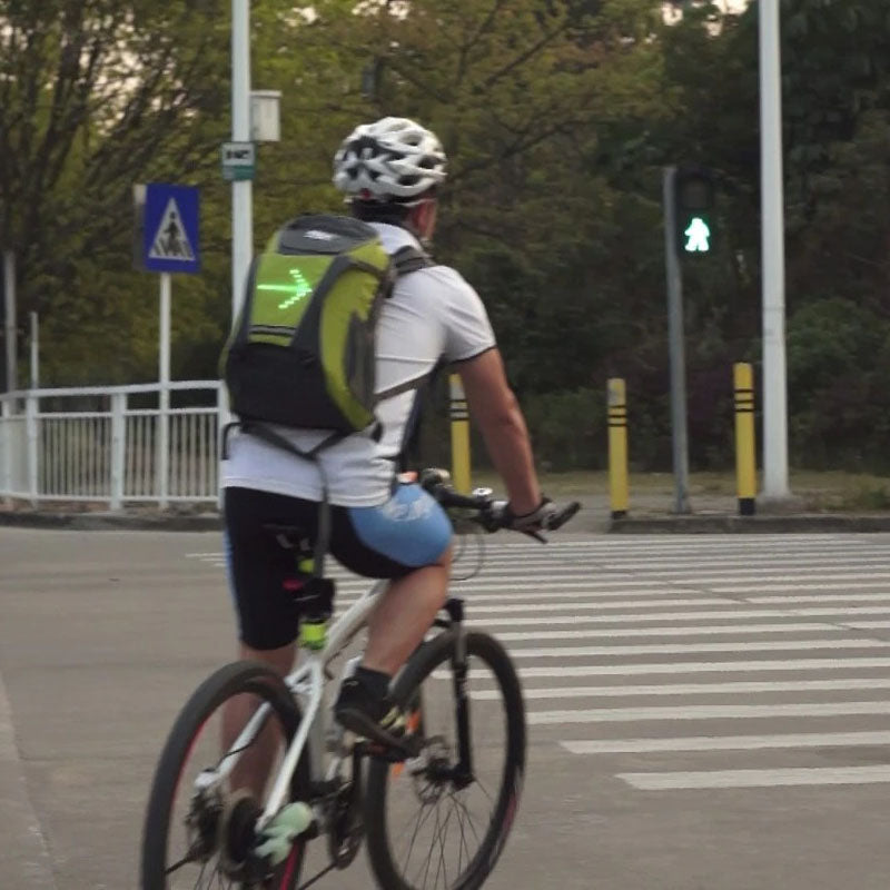 LED rygsæk signalering med fjernbetjening