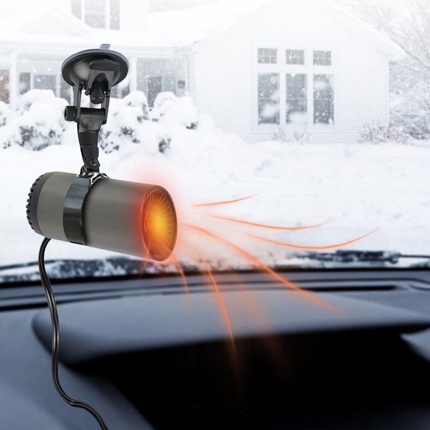 Elektrisches Heizgerät für das Auto — Anti-Beschlag und Anti-Feuchtigkeit