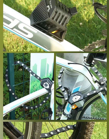 Sykkel Lås Høy Sikkerhet — Kompakt Og Lett Å Transportere