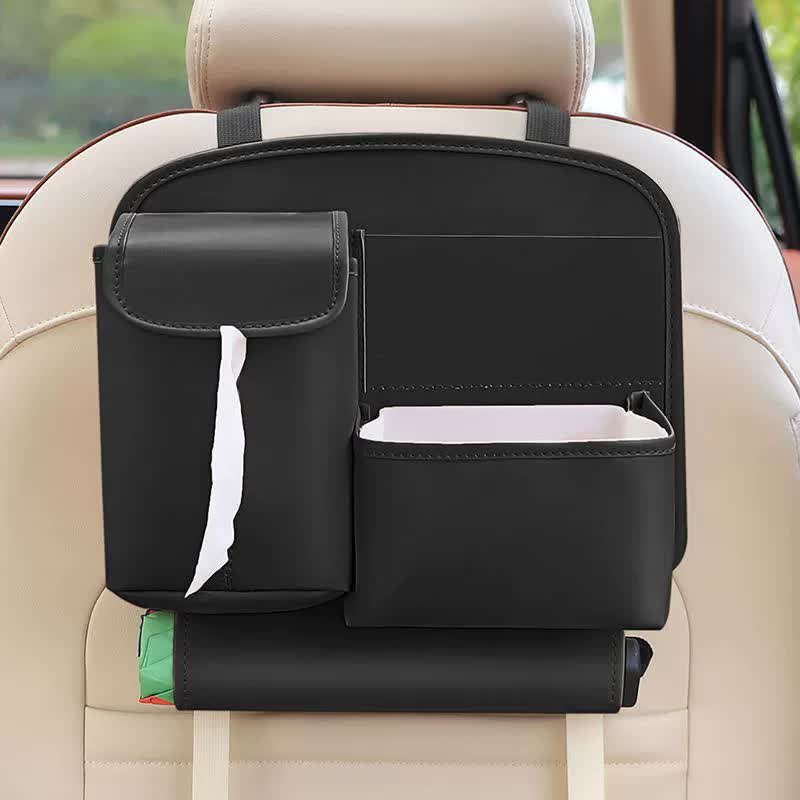 Organizador De Asiento Trasero De Coche — Ideal Para Viajes Y Cotidiano 