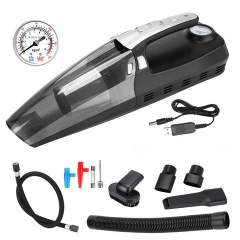 車用掃除機 4-in-1 – 高性能 12V/120W 