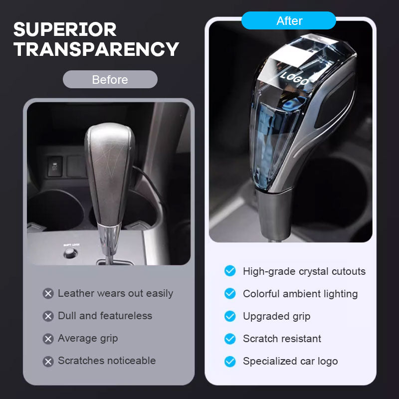 Crystal gear shift knob 