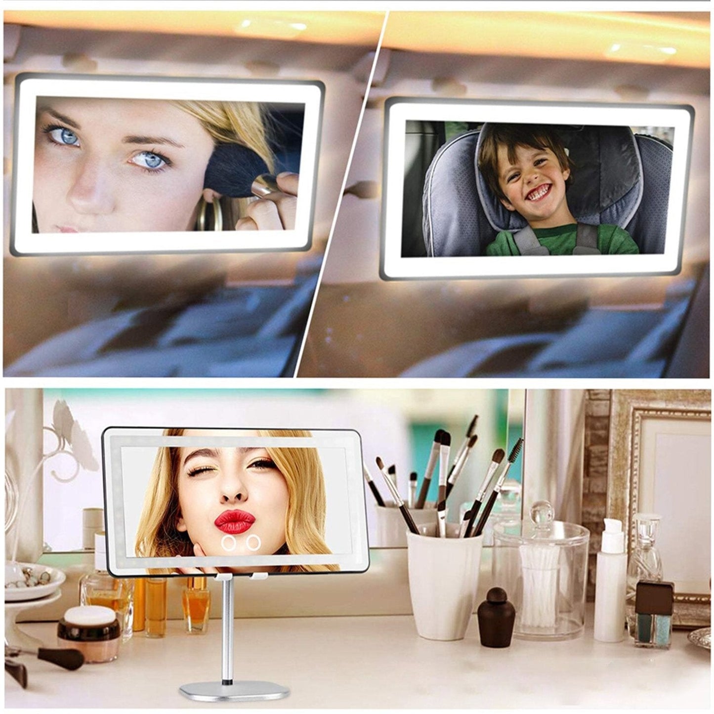 Miroir De Maquillage Pour Voiture — Confort Et Élégance En Voyage