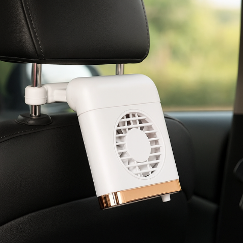 Mini Clip-On Fan for Car Seat – Ideal for Summer 