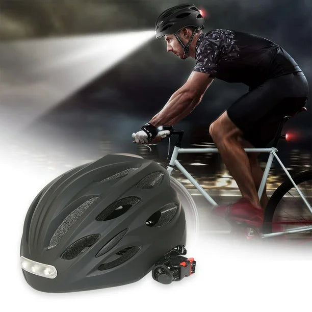 LED Bicycle Helmet Safety — Maximum Visibility and Protection 