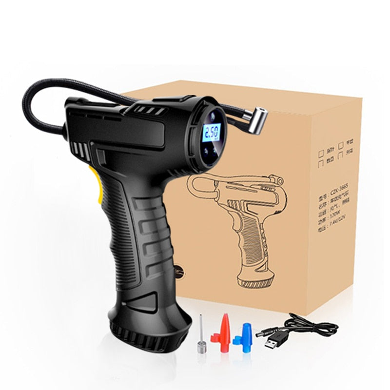 Portable Air Compressor 120W — Fast and Powerful Inflation 