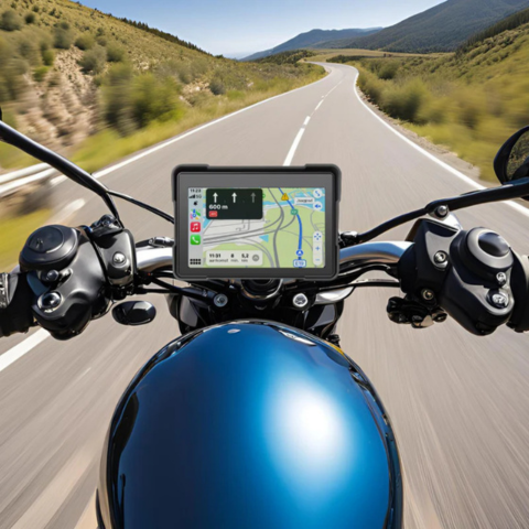 Multimedia Systeem Voor Motorfiets – Navigatie En Totale Connectiviteit 