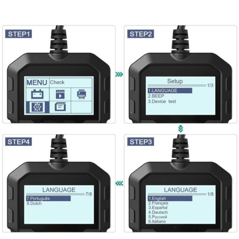 Dispositivo de Diagnóstico Automotriz – Prueba Completa e Instantánea 