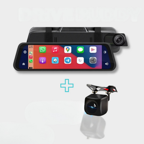 Intelligent backspegel med kamera fram och bak - HD Vision och parkeringshjälp