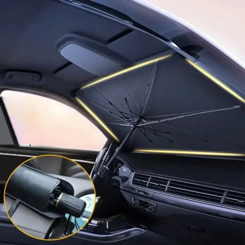 Sunshade Umbrella for Windshield – Quick Installation 