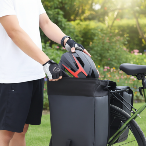 Sacoche Double De Vélo Étanche — Grande Capacité 10L
