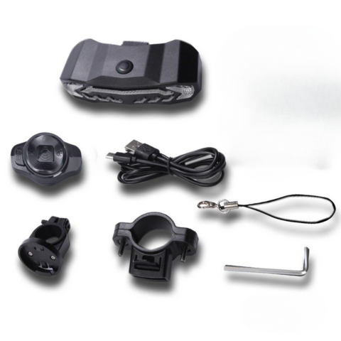 Feu Arrière Vélo Multifonction — Clignotants, Frein & Alarme