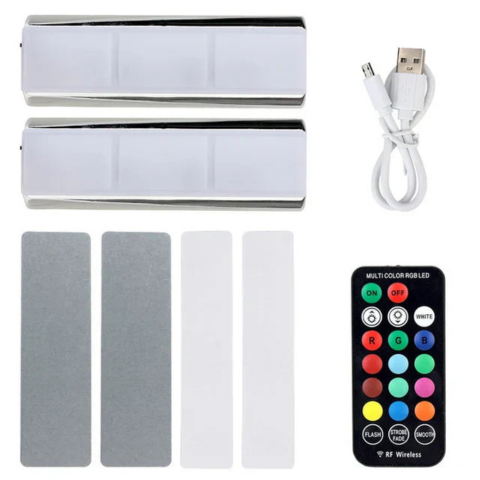 Multicolor Rechargeable Auto Lighting – Easy Installation 