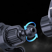 Car Phone Holder – Wireless Charging and LED Lighting 