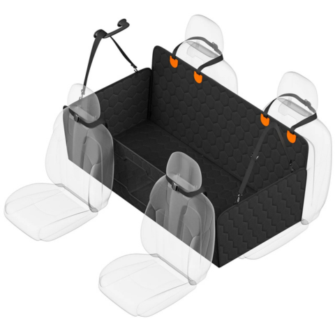 Funda de Asiento Trasero para Perro — Confort y Protección Máxima 