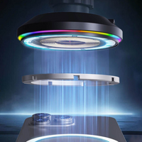 Car Phone Holder – Wireless Charging and LED Lighting 