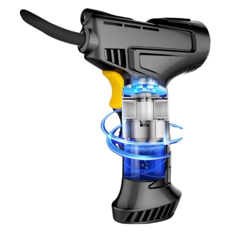 Compressore d'aria portatile — Gonfiatore intelligente con schermo LCD 