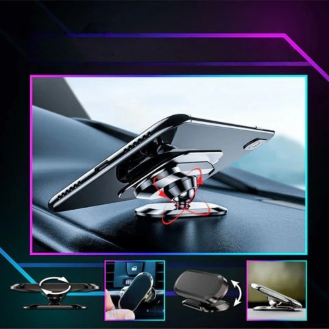 Support Téléphone Pour Voiture – Utilisation Facile Et Sans Mains