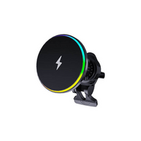 Car Phone Holder – Wireless Charging and LED Lighting 