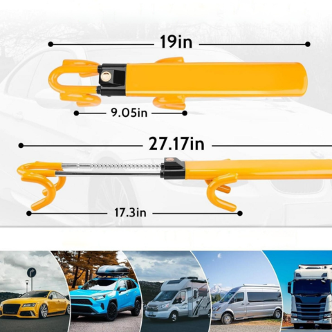 قفل عجلة السيارة — أمان معزز مع المفاتيح المضمنة 