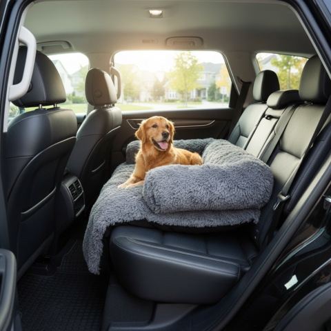 Multifunctionele Hondenbank — Comfort In De Auto 