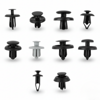 Clips De Fixation Automobile — Attaches Universelles En Plastique