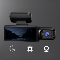 Dashcam Double Full HD Voiture - Vision Nocturne + Caméra Intérieure