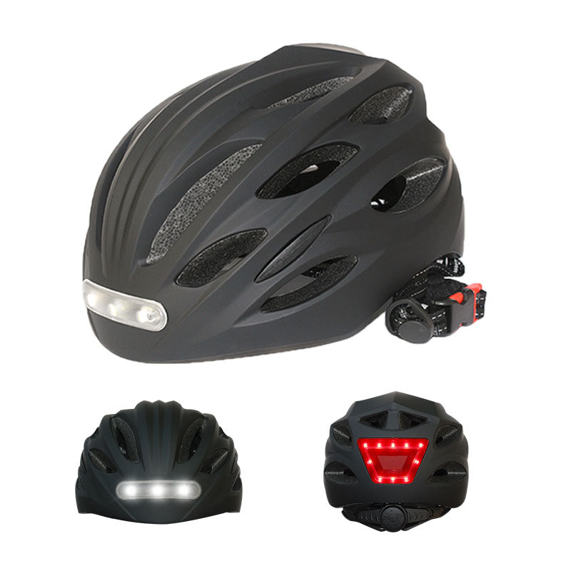 LED Bicycle Helmet Safety — Maximum Visibility and Protection 