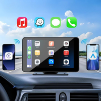 Autoradio portatile da 7 pollici con Carplay wireless - Installazione semplice e interfaccia moderna