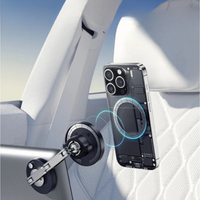 شاحن لاسلكي مغناطيسي للسيارة بقوة 15 واط - قيادة مريحة وشحن فعال